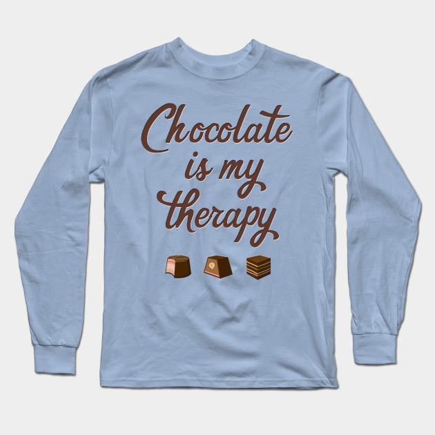 Chocolate Long Sleeve T-Shirt by vladocar